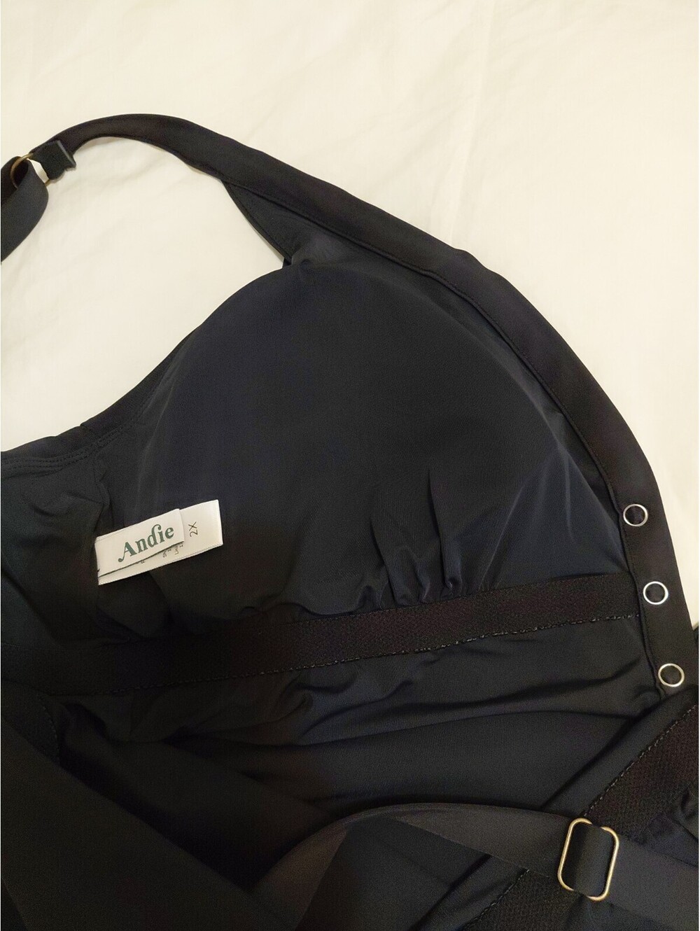 Andie 1 Piece Bathing Suit Black 2X NWOT #4 - Picture 7 of 8